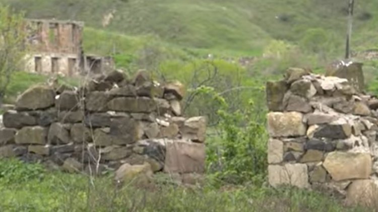 Azərbaycana qaytarılan Qazaxın Qızılhacılı kəndindən ilk görüntülər - Video