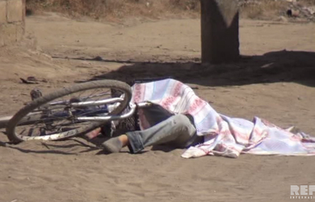 Cəlilabadda 14 yaşlı velosipedçi yük maşınının altında qalaraq ölüb - FOTO