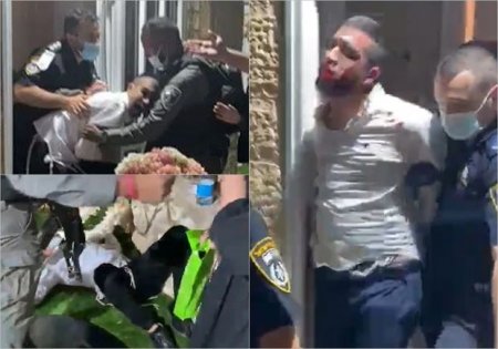 İsraildə polis karantin qaydalarını pozan toya basqın etdi: Qonaqları döydü