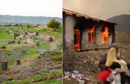 Bizi telefonda söyən erməni qonşu, başı kəsik kötüklər və yandırılan evlər