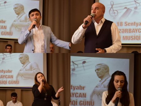 Masallıda incəsənət ustalarının Milli Musiqi Gününə həsr olunan konsert proqramı keçirilib