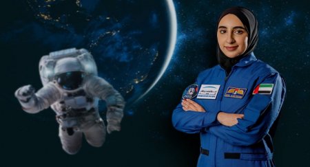 Hicablı müsəlman xanım NASA-nın astronavtı kimi Aya uçacaq...-FOTOLAR+VİDEO