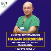 Tanınmış Türk Travmatoloq həkim daimi işləmək üçün Masalllya gəlir-Bioloji Təbabət Klinikasına