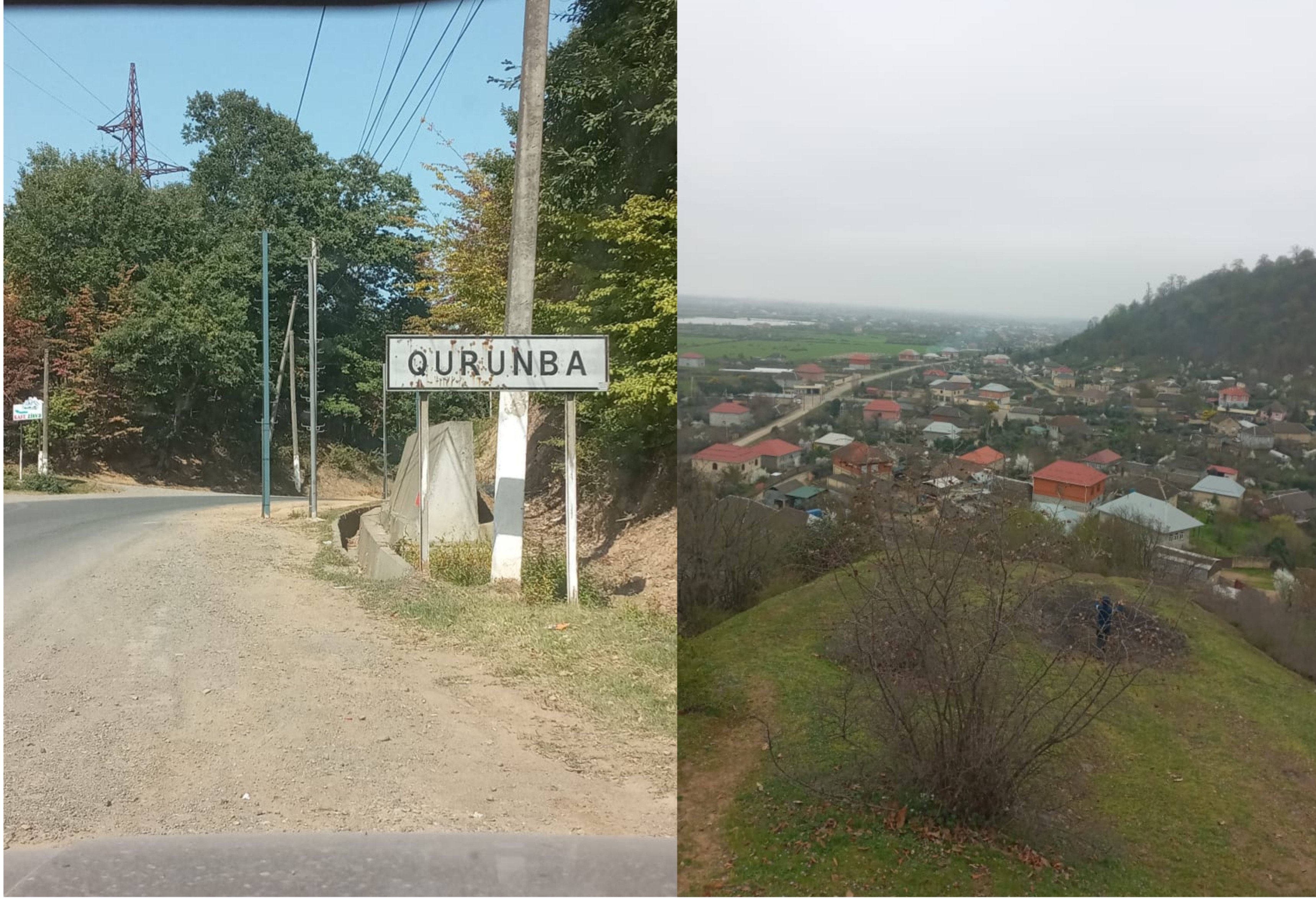 Qurumba kəndi  -  “dağ yolunun qapısı”, “səs gələn qapı”, “gorlara qapı”, “qəbirlərə qapı”